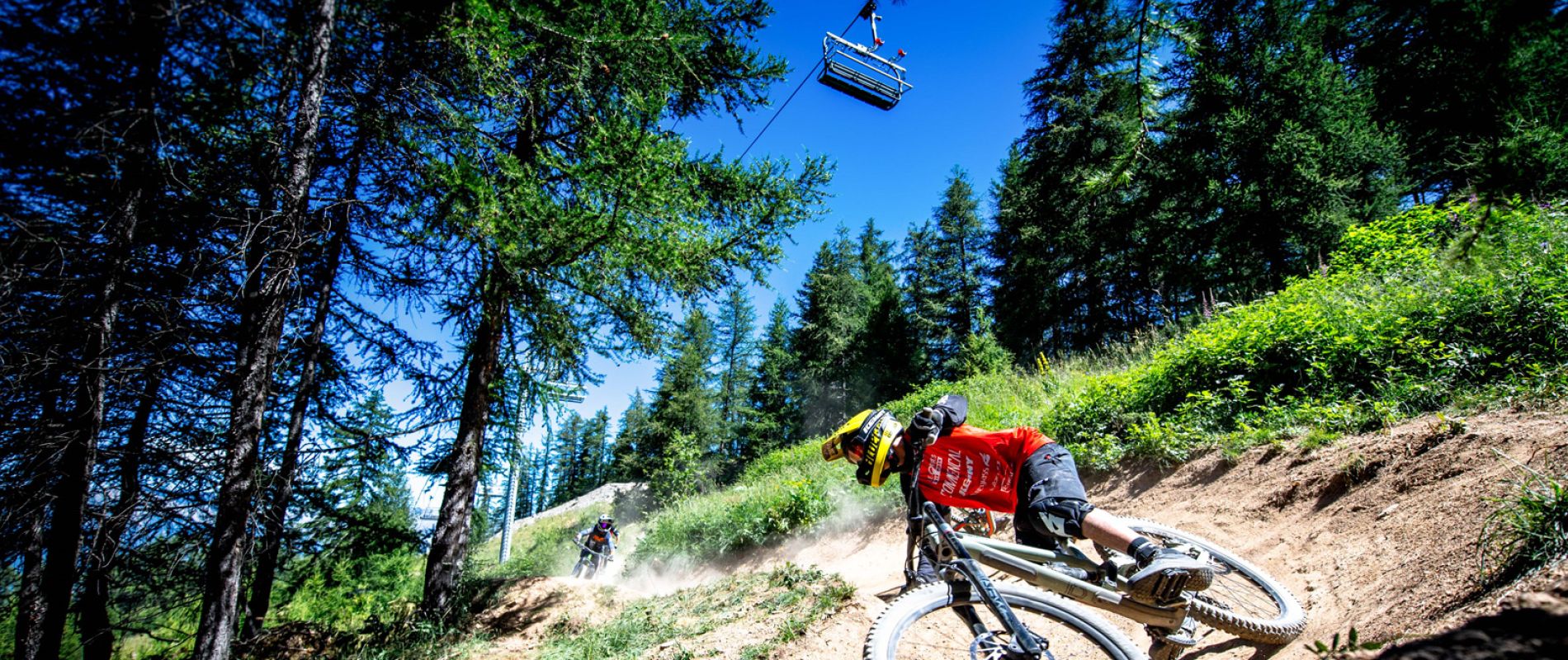 Les Orres Bike Park piste descente VTT, Hautes-Alpes
