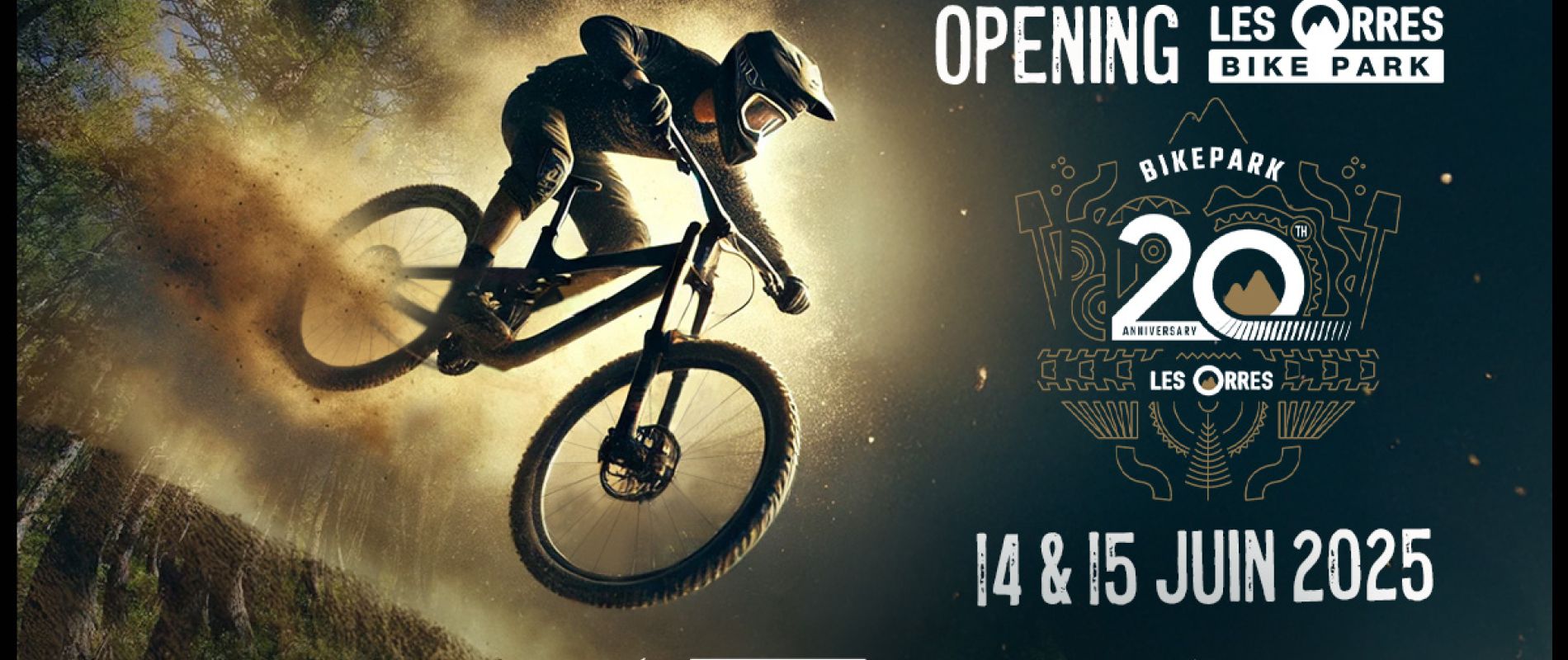 Opening Les Orres bike Park, VTT DH dans les Hautes-Alpes
