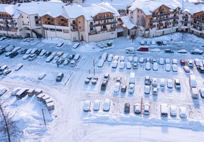 Accès et Parking les Orres